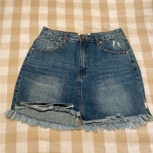 One Teaspoon denim skirt